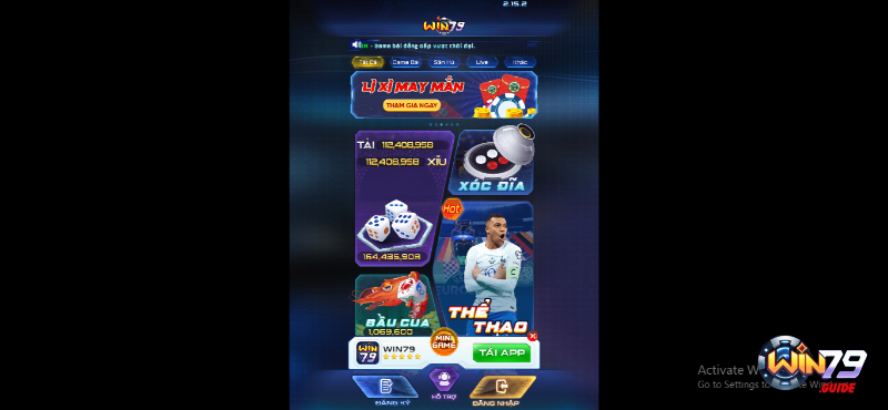Kho game bài đổi thưởng tại Win79