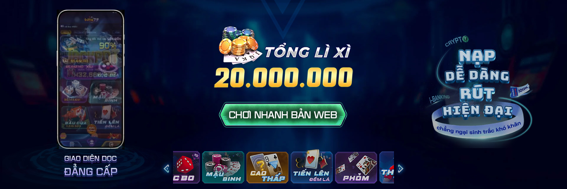 Banner Win79 – cổng game bài đổi thưởng